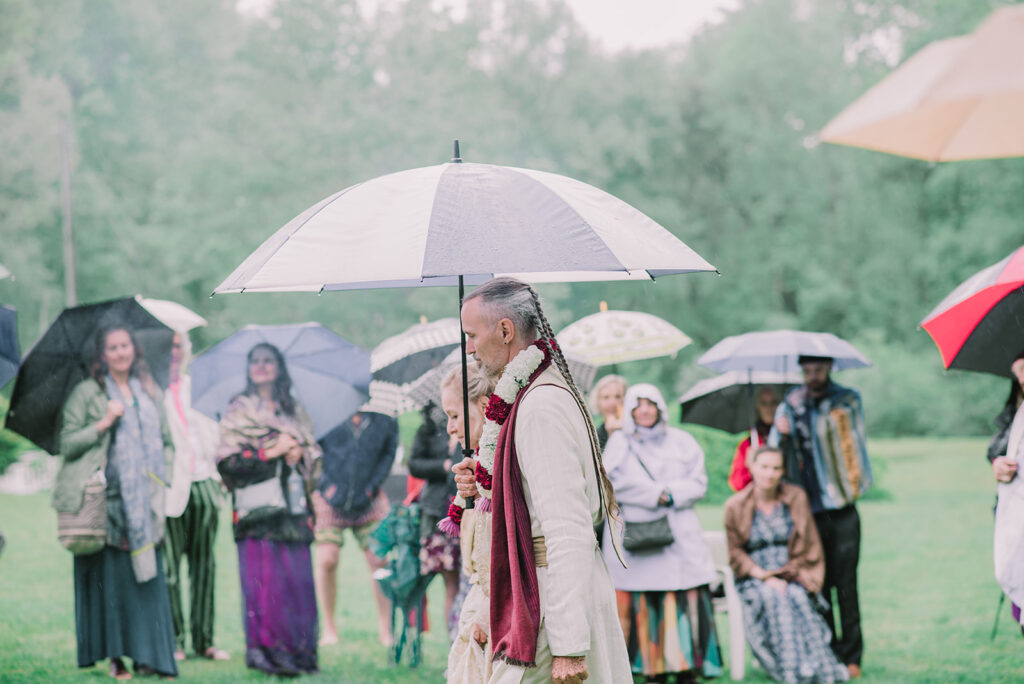  A rainy outdoor wedding outside of Asheville South Carolina. It's always good to have a rain plan