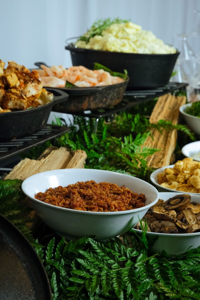 Best Greenville South Carolina catering companies mashed potato bar comfort food