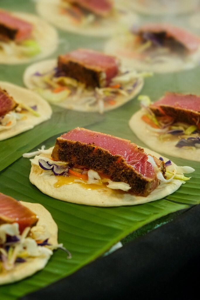Best catering in Greenville South Carolina picture of Ahi tuna Asian fusion