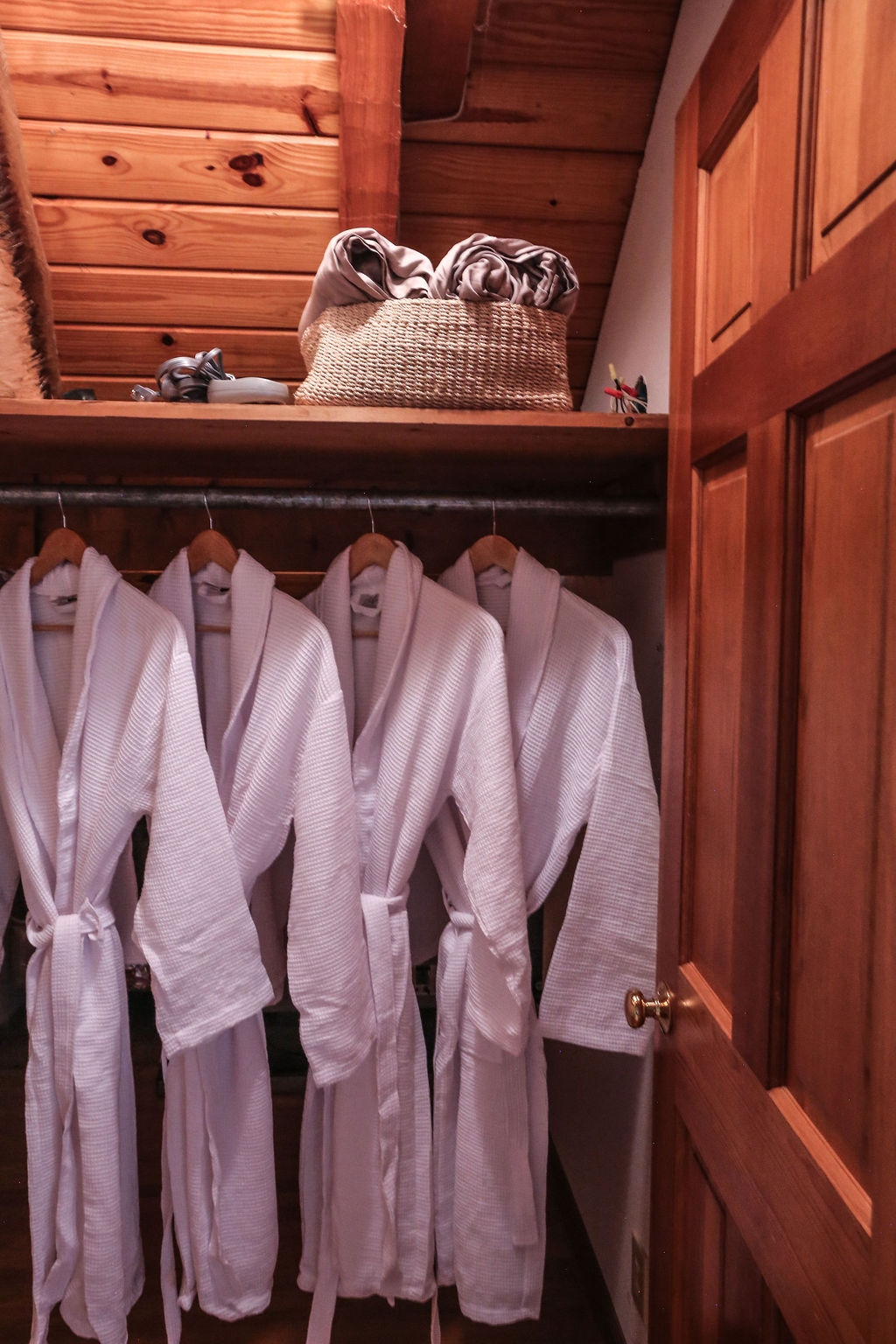 Stay in comfort with our cozy bathrobes provided for up to 20 guests