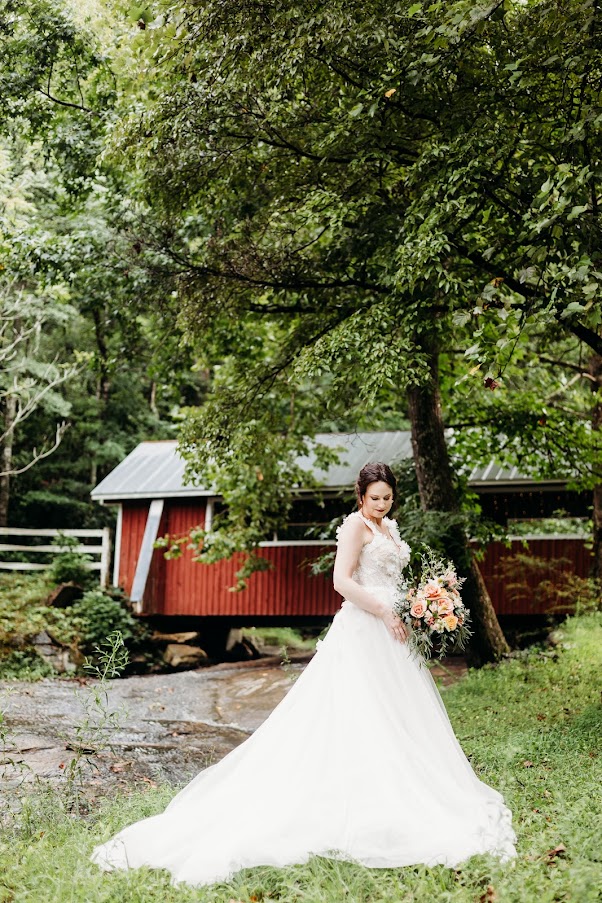 Greenville SC wedding venue with river front ceremonies and this gorgeous bridge!