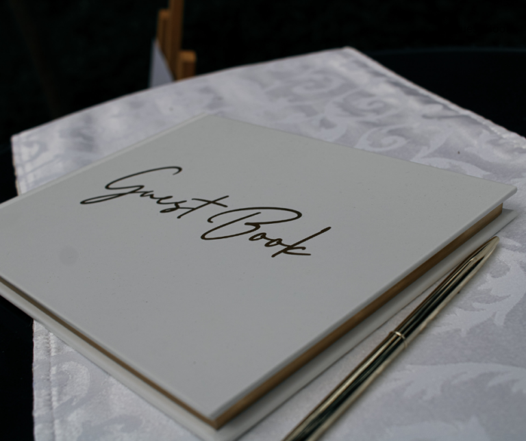 What Is a Wedding Guest Book? Meaning, Traditions, Alternatives & Tips for Greenville SC Weddings